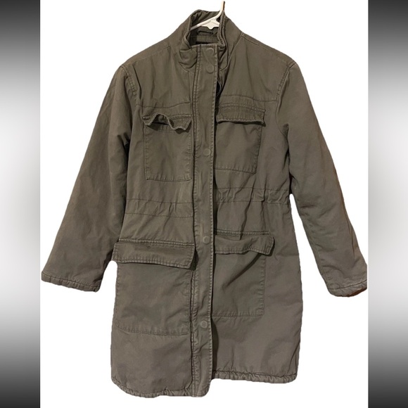 Me Jane Jackets & Blazers - Me Jane Quilted Army Green Jacket - L